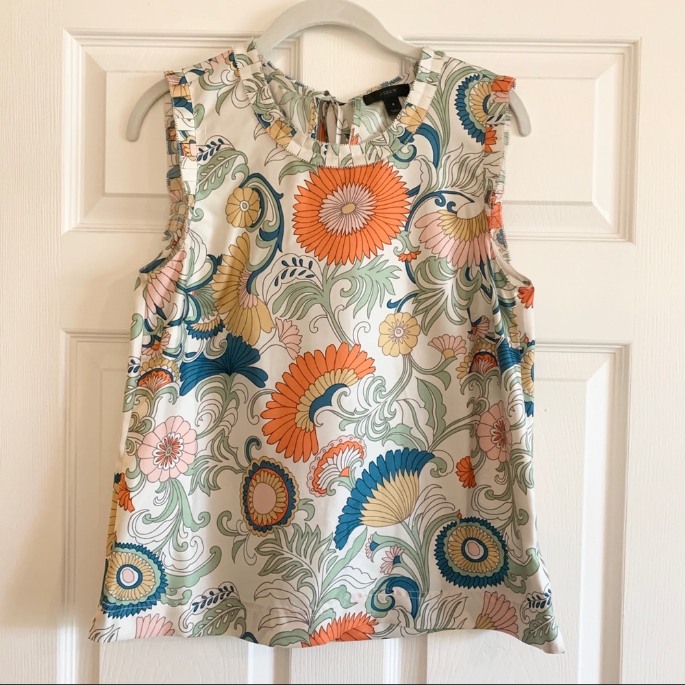 J. Crew silk top